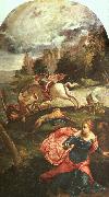 Jacopo Robusti Tintoretto St.George and the Dragon France oil painting artist